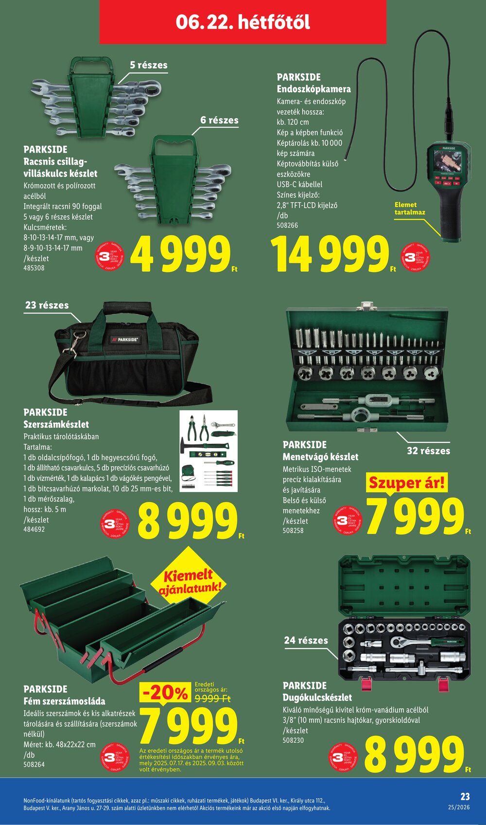 Lidl akciós újság 2026.06.18-tól - 23. oldal.