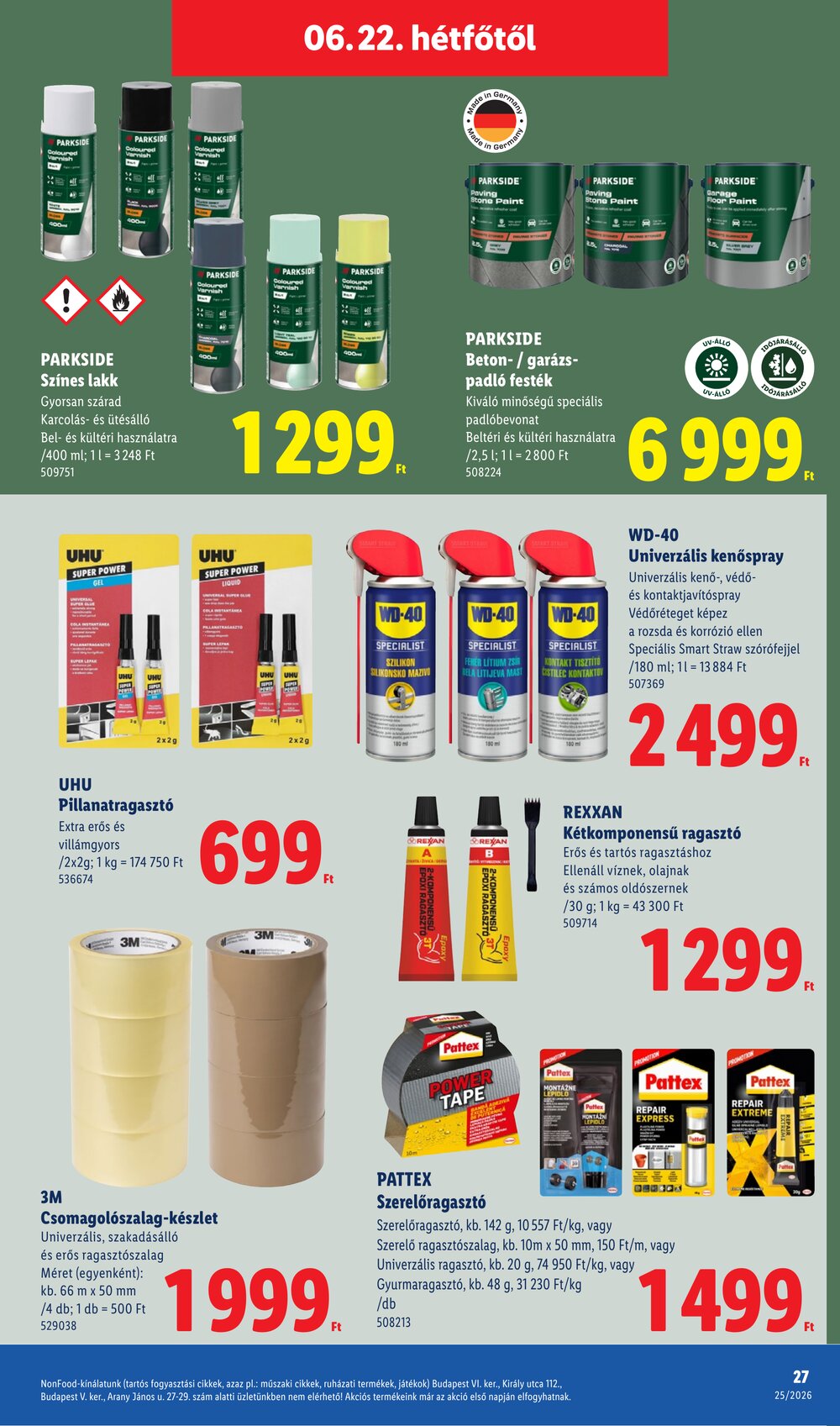 Lidl akciós újság 2026.06.18-tól - 27. oldal.