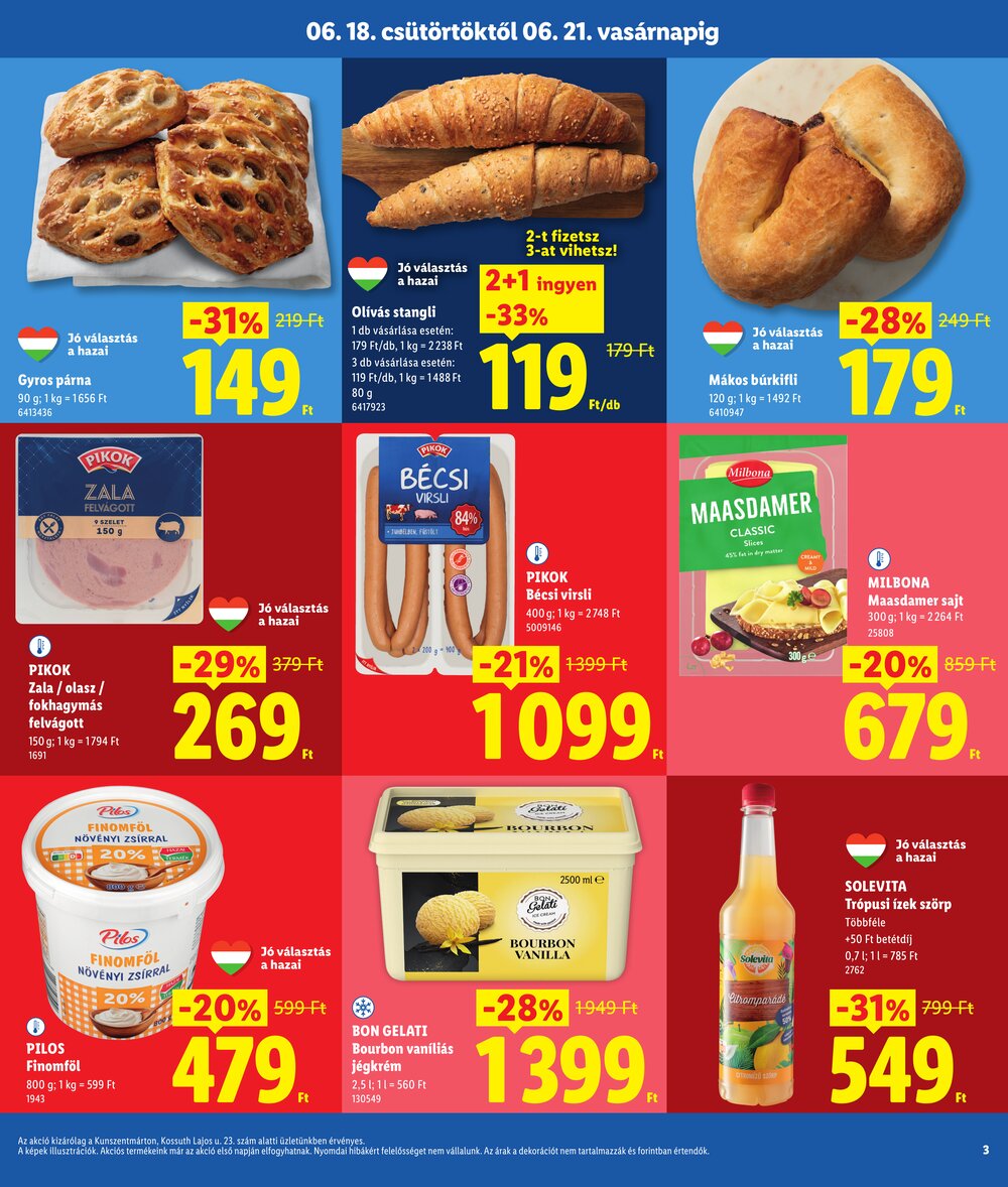 Lidl akciós újság 2026.06.18-tól - 3. oldal.