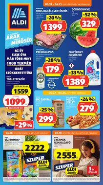 Aldi akciós újság 2026.06.18-tól