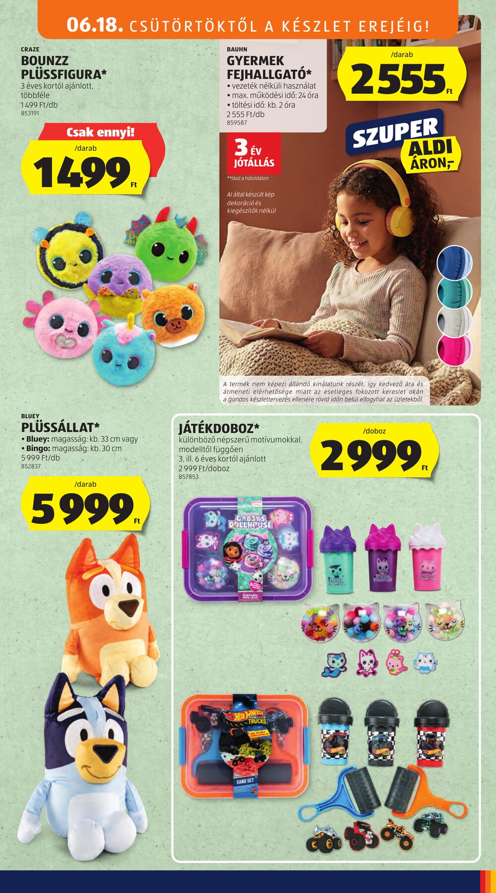 Aldi akciós újság 2026.06.18-tól - 3. oldal.