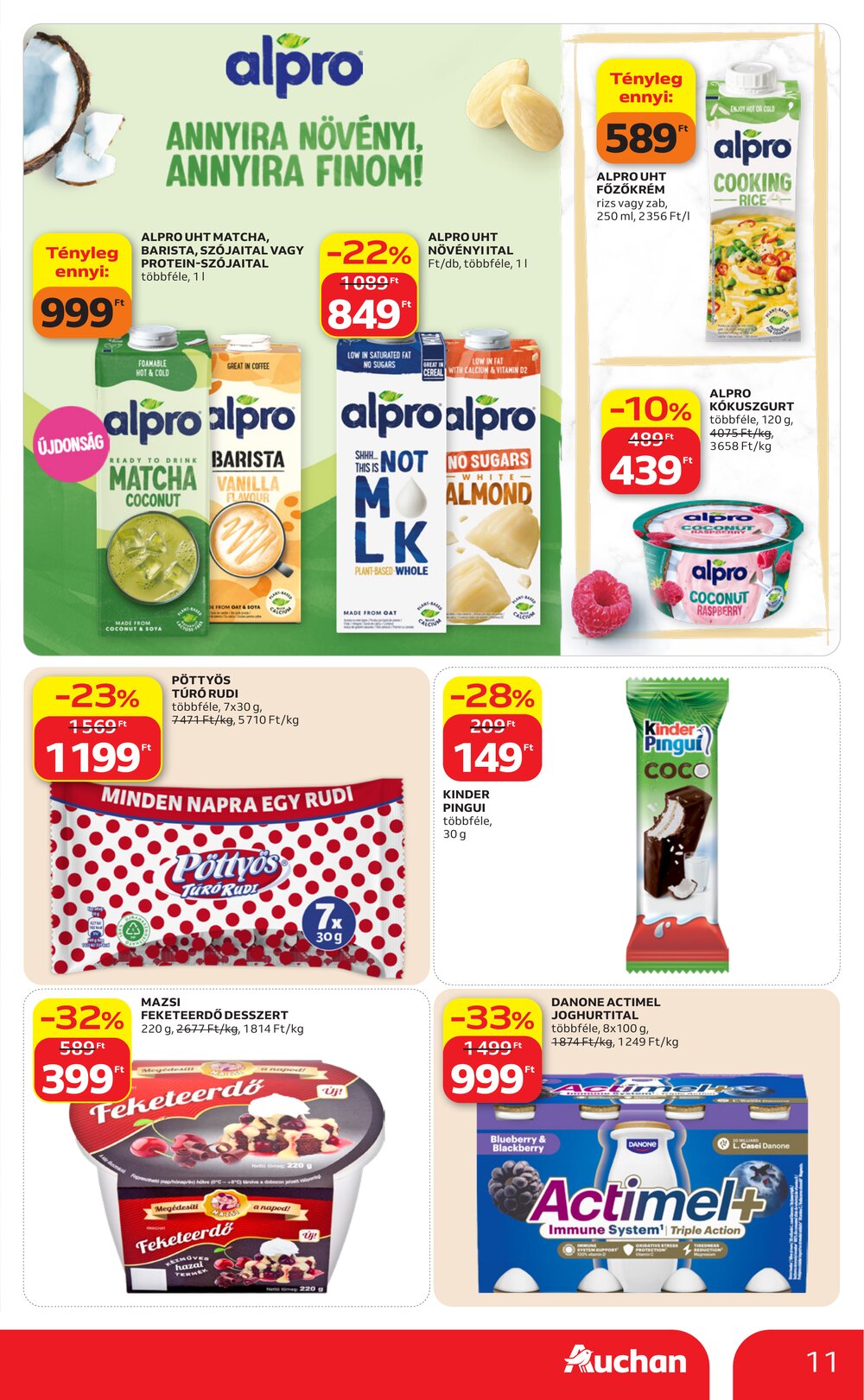 Auchan akciós újság 2026.06.18-tól - 11. oldal.