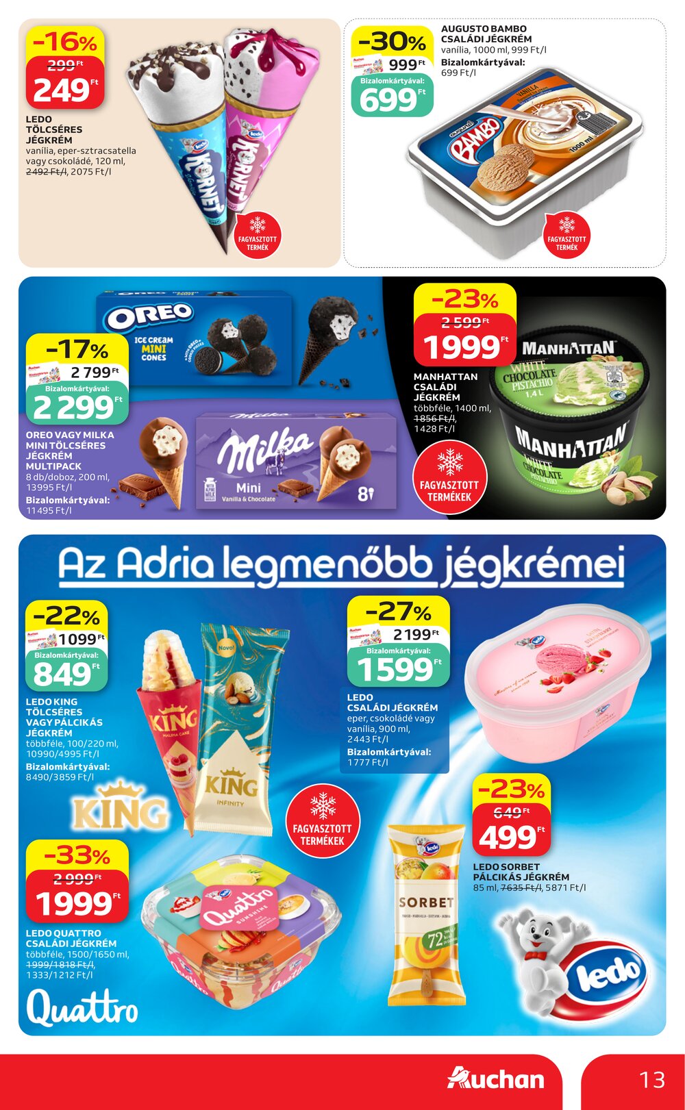 Auchan akciós újság 2026.06.18-tól - 13. oldal.