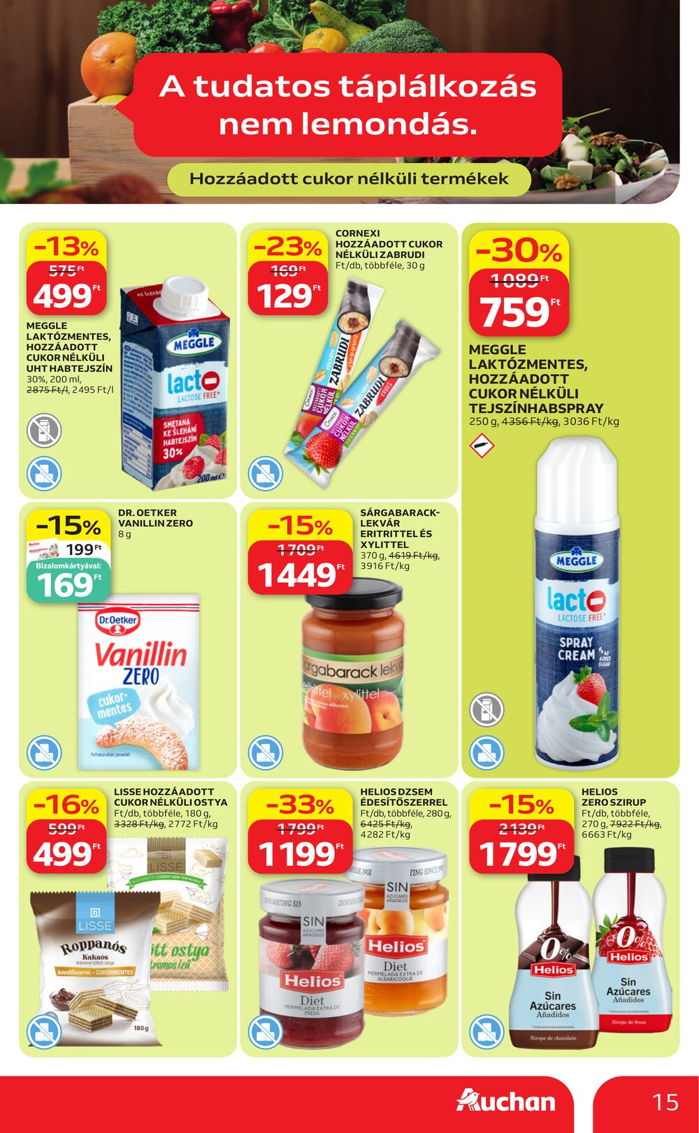Auchan akciós újság 2026.06.18-tól - 15. oldal.