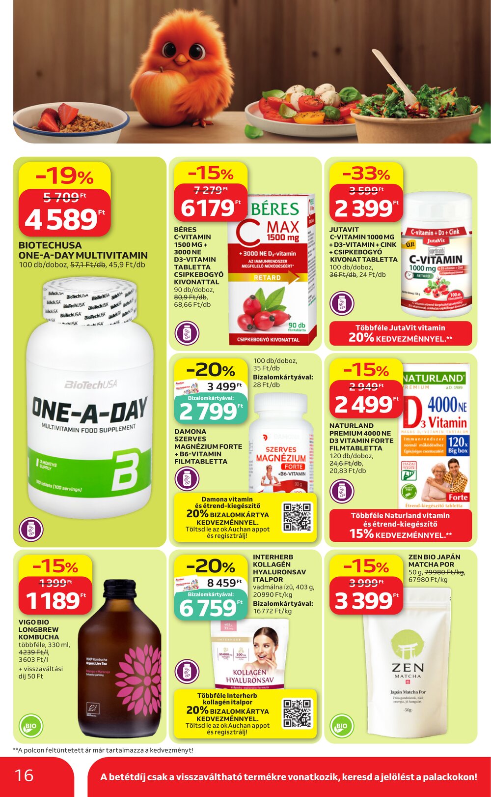 Auchan akciós újság 2026.06.18-tól - 16. oldal.
