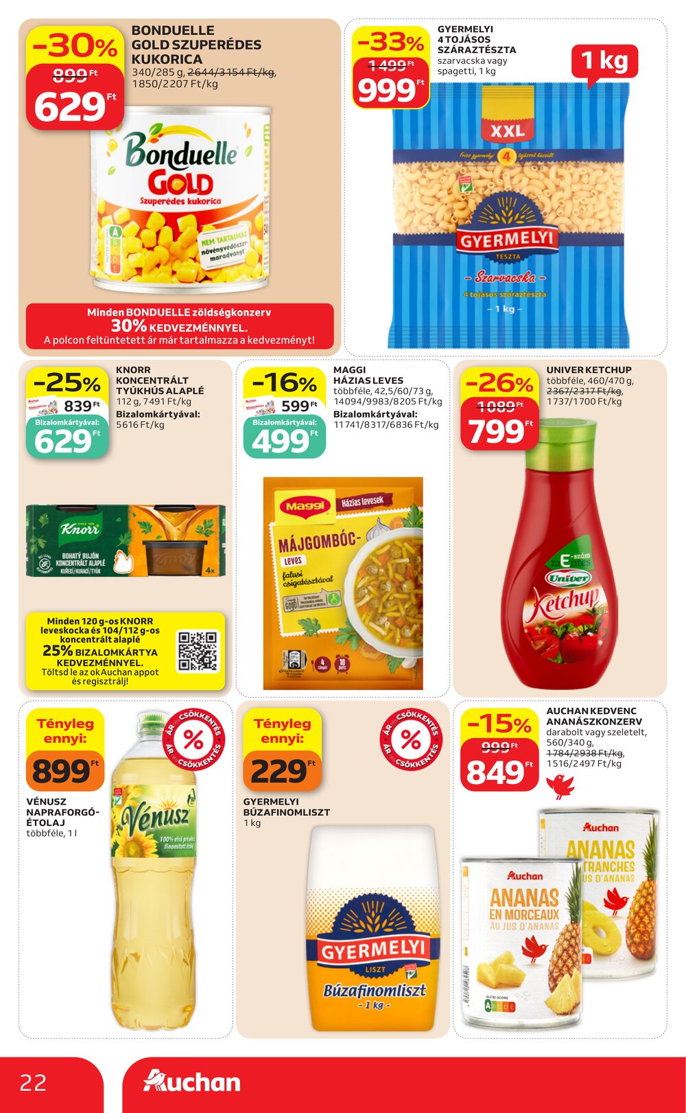 Auchan akciós újság 2026.06.18-tól - 22. oldal.