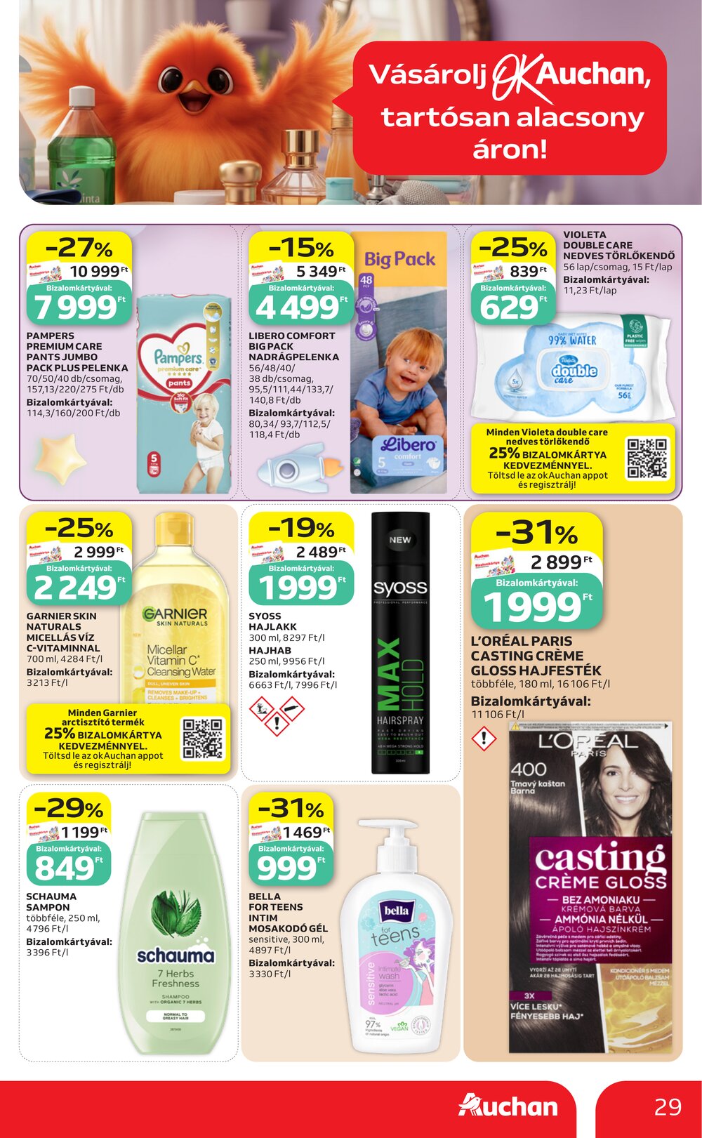 Auchan akciós újság 2026.06.18-tól - 29. oldal.