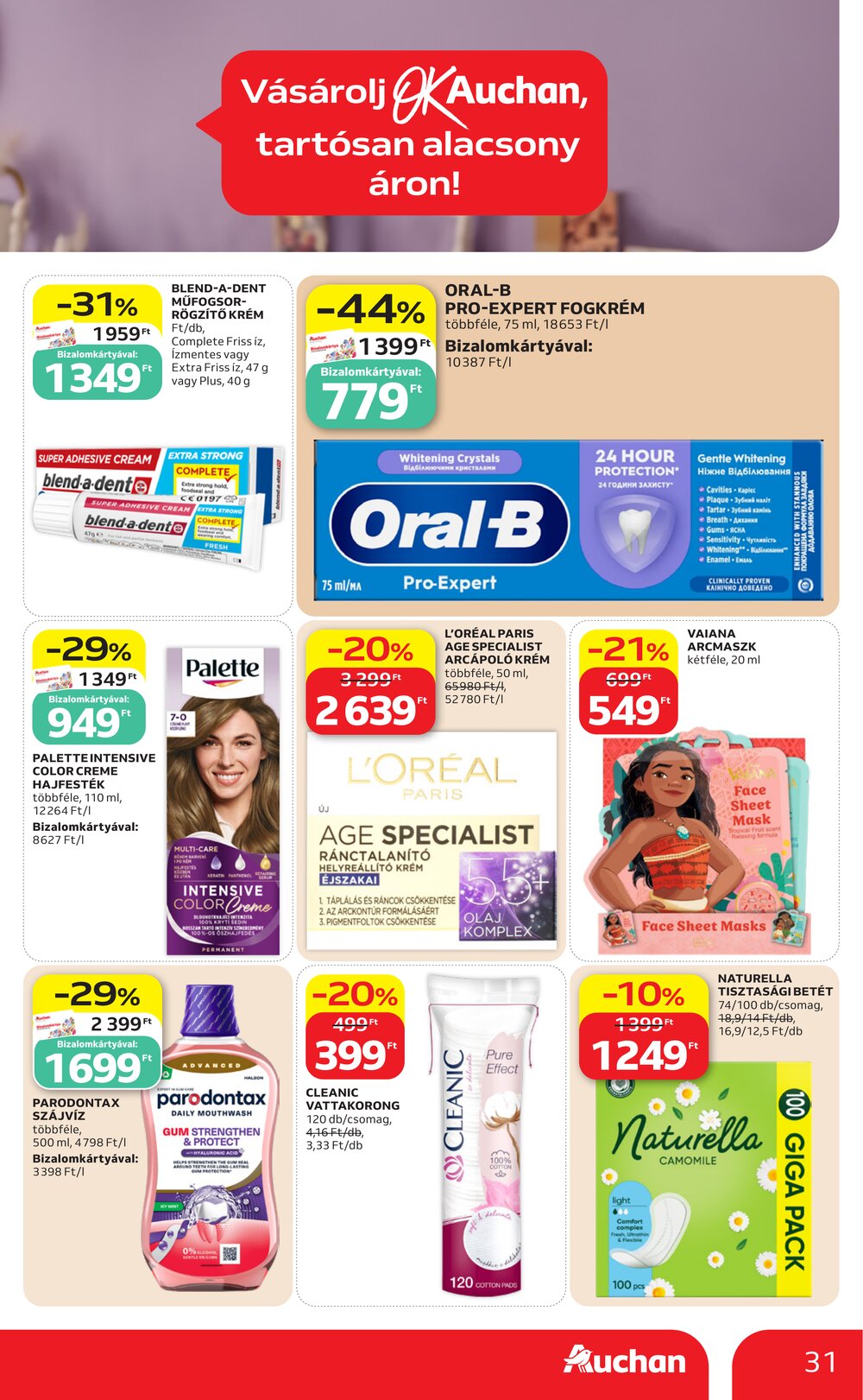 Auchan akciós újság 2026.06.18-tól - 31. oldal.