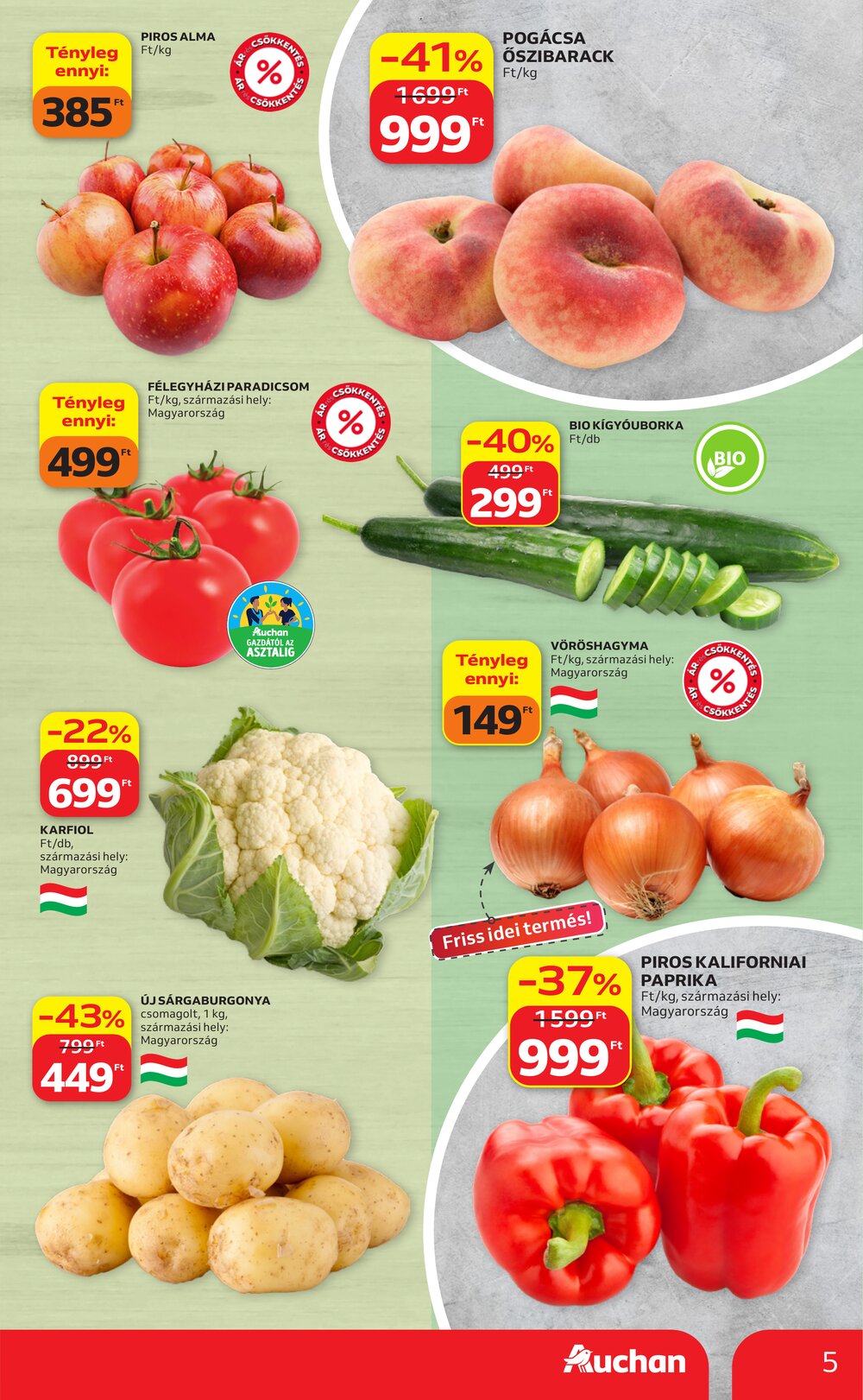 Auchan akciós újság 2026.06.18-tól - 5. oldal.