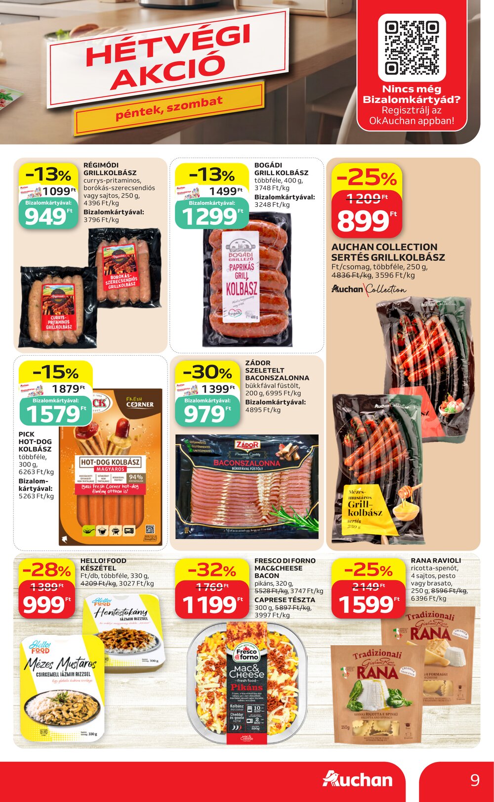 Auchan akciós újság 2026.06.18-tól - 9. oldal.