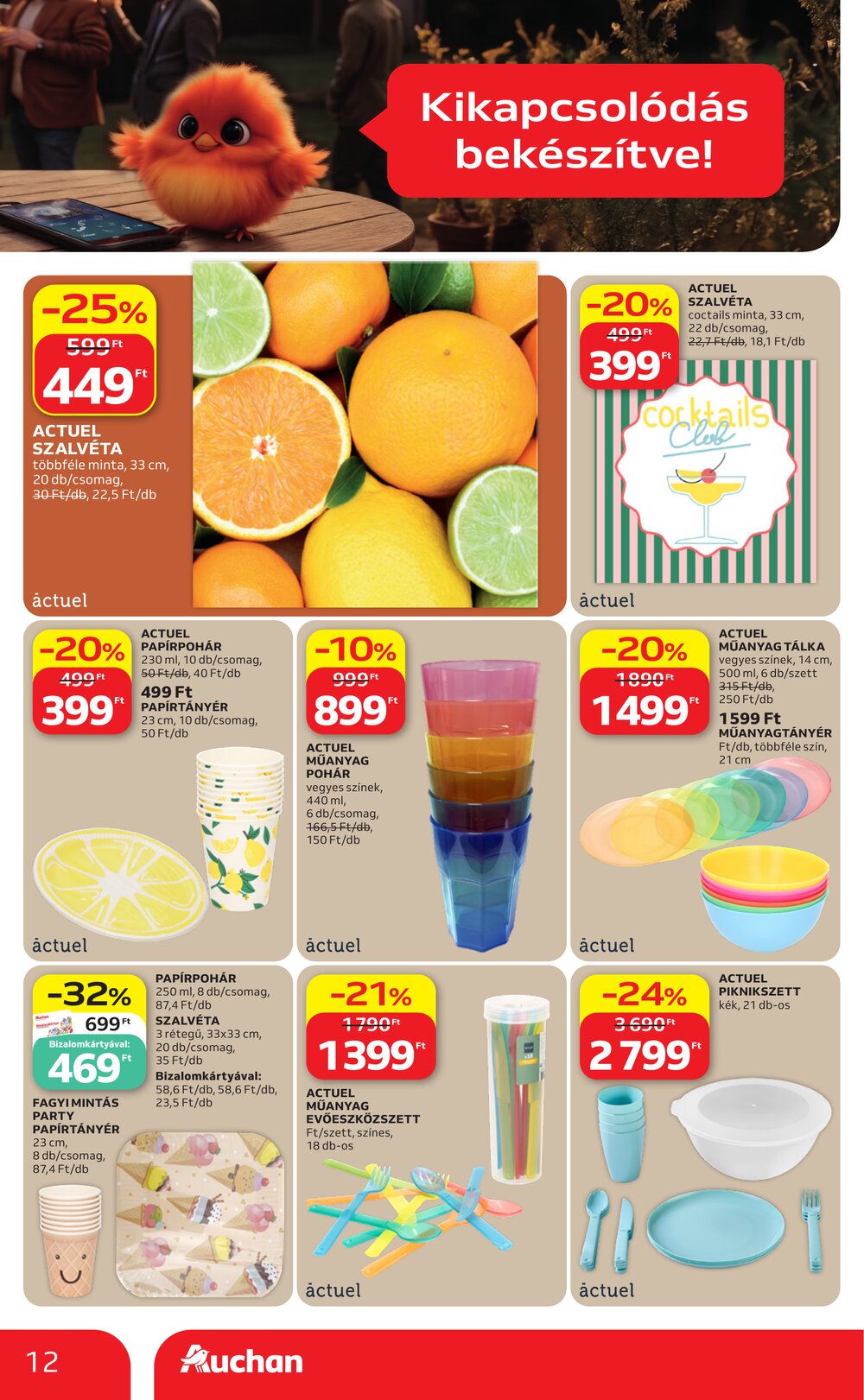 Auchan akciós újság 2026.06.18-tól - 12. oldal.
