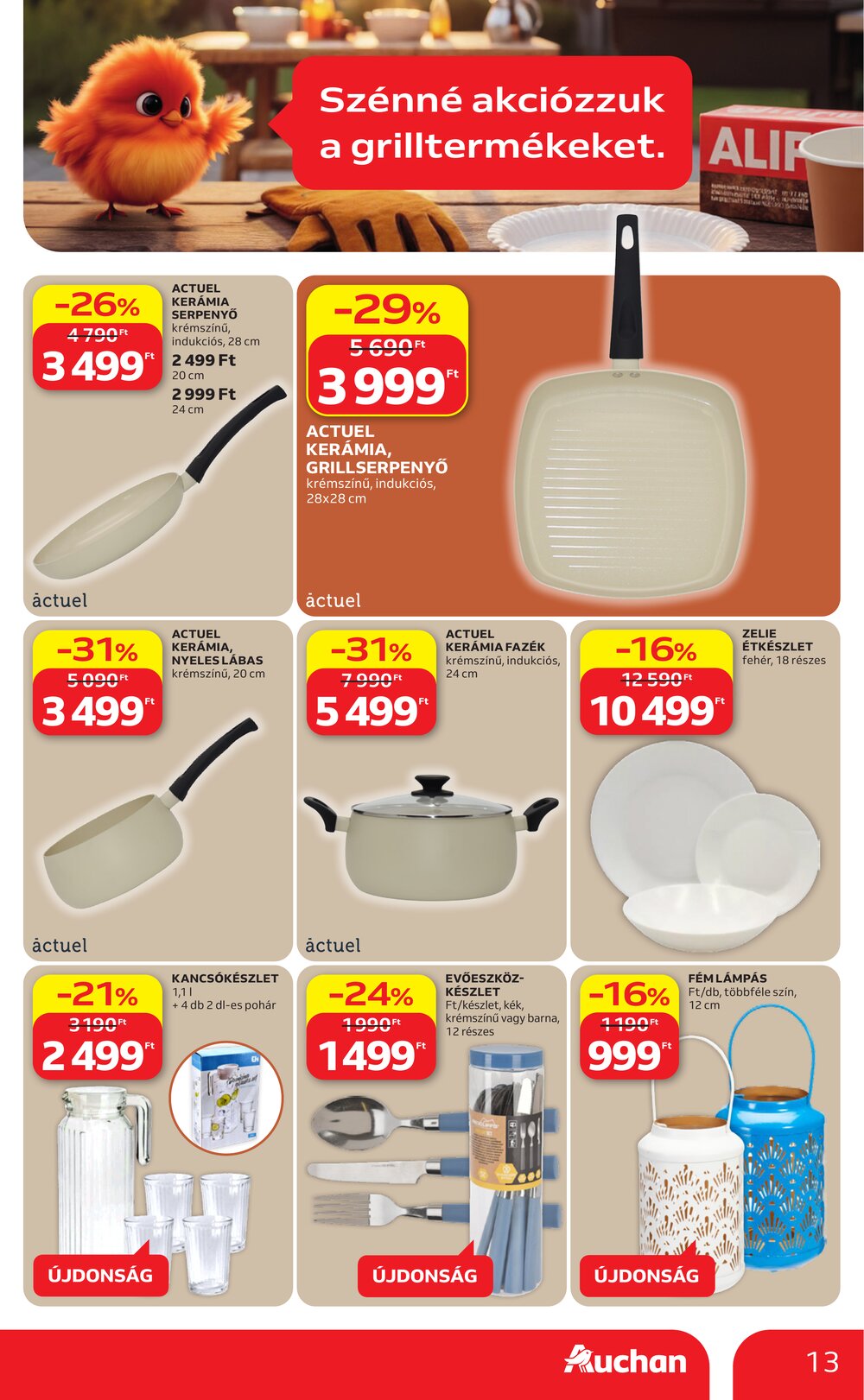 Auchan akciós újság 2026.06.18-tól - 13. oldal.