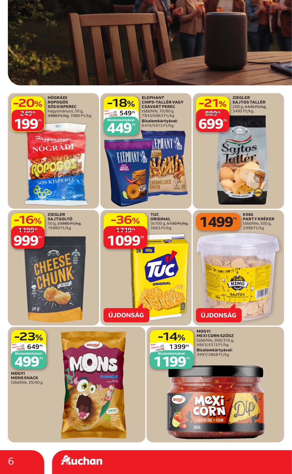 Auchan akciós újság 2026.06.18-tól - 6. oldal.