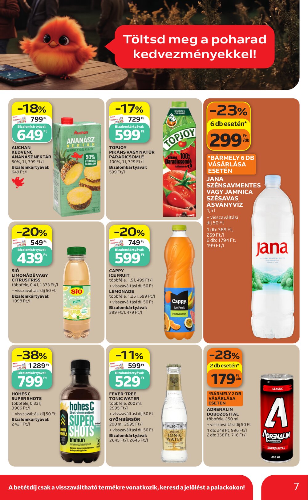 Auchan akciós újság 2026.06.18-tól - 7. oldal.