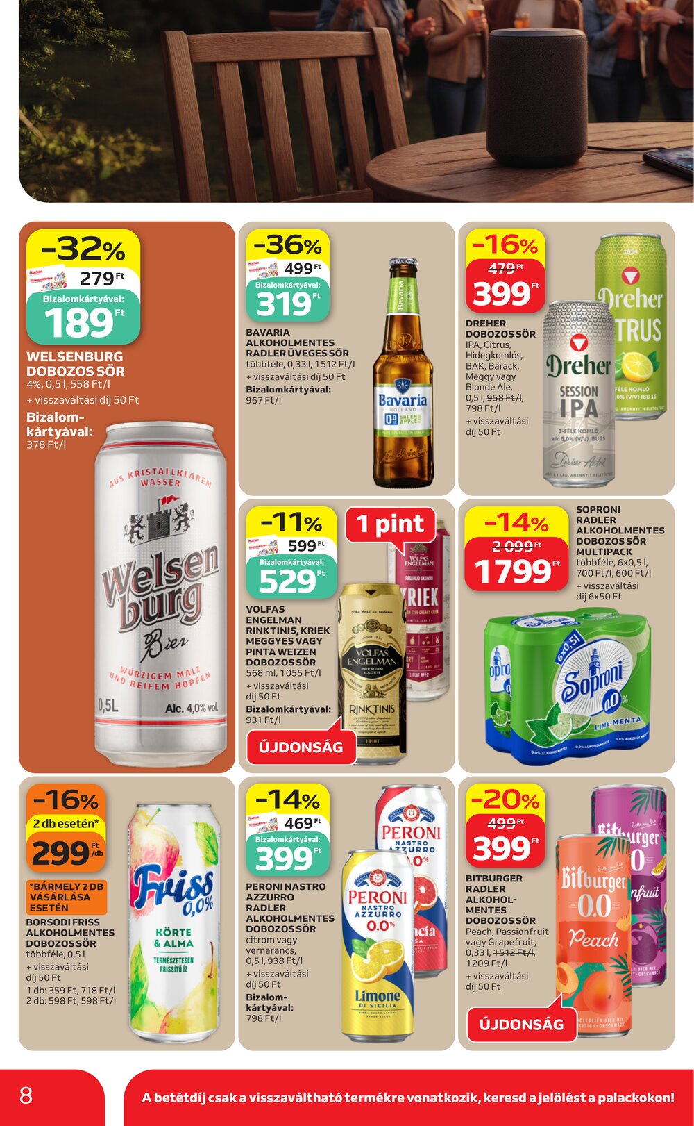 Auchan akciós újság 2026.06.18-tól - 8. oldal.