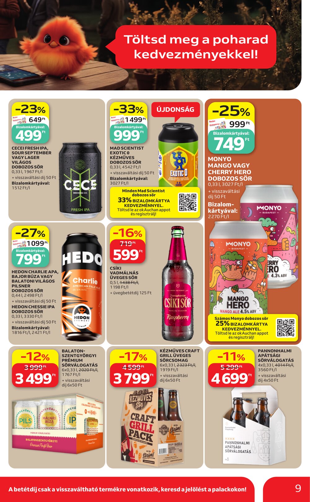 Auchan akciós újság 2026.06.18-tól - 9. oldal.
