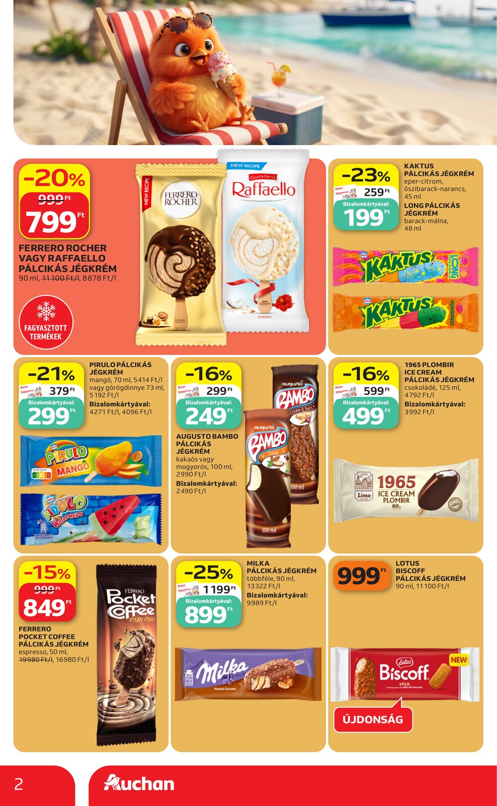 Auchan akciós újság 2026.06.18-tól - 2. oldal.
