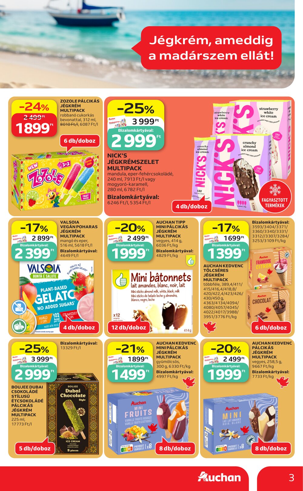 Auchan akciós újság 2026.06.18-tól - 3. oldal.