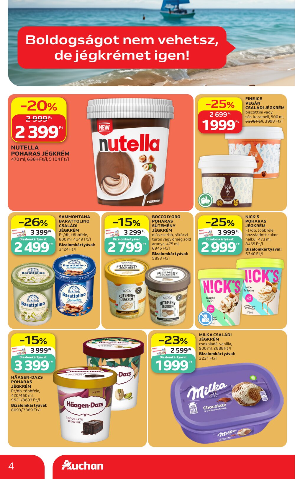 Auchan akciós újság 2026.06.18-tól - 4. oldal.