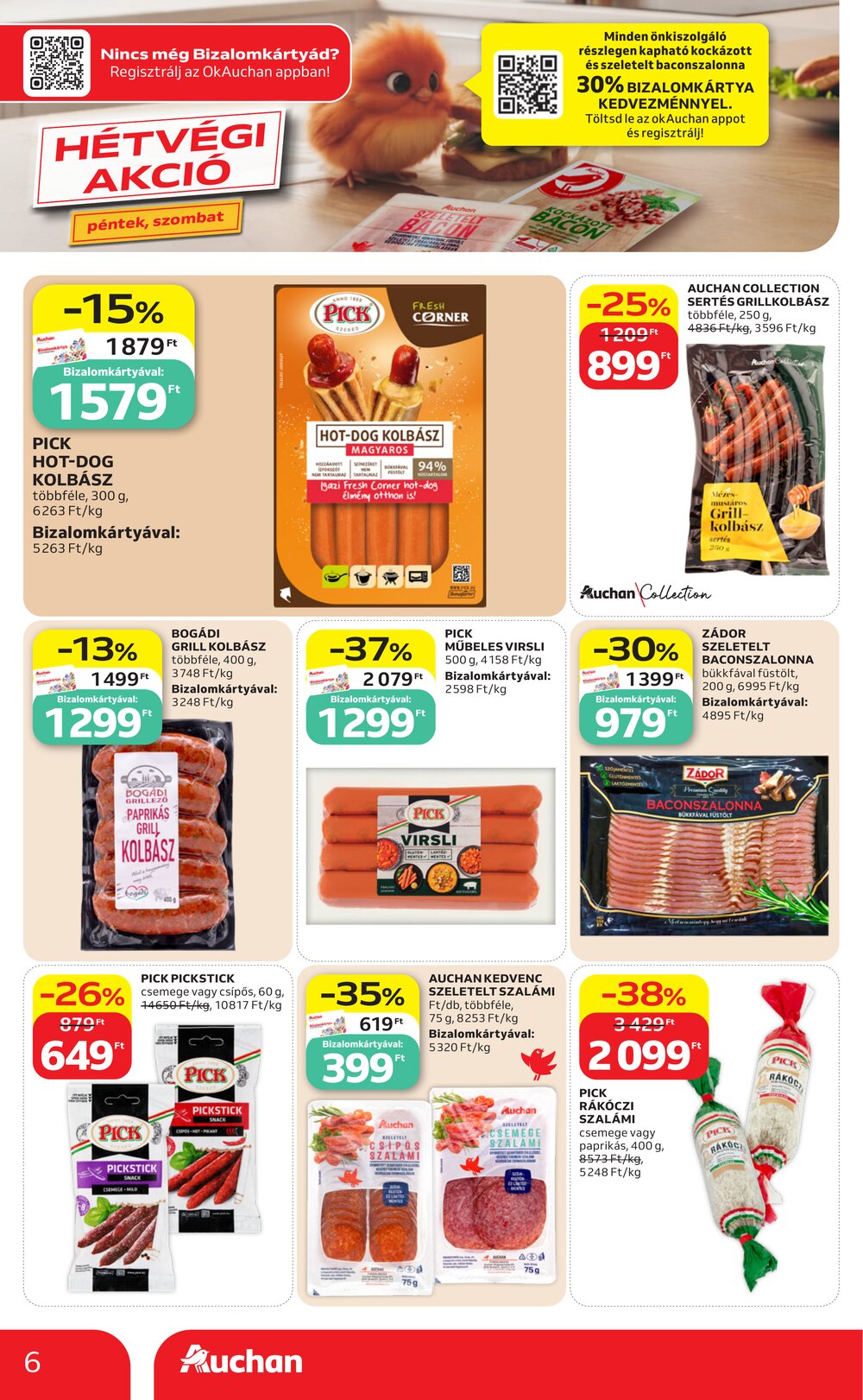 Auchan akciós újság 2026.06.18-tól - 6. oldal.