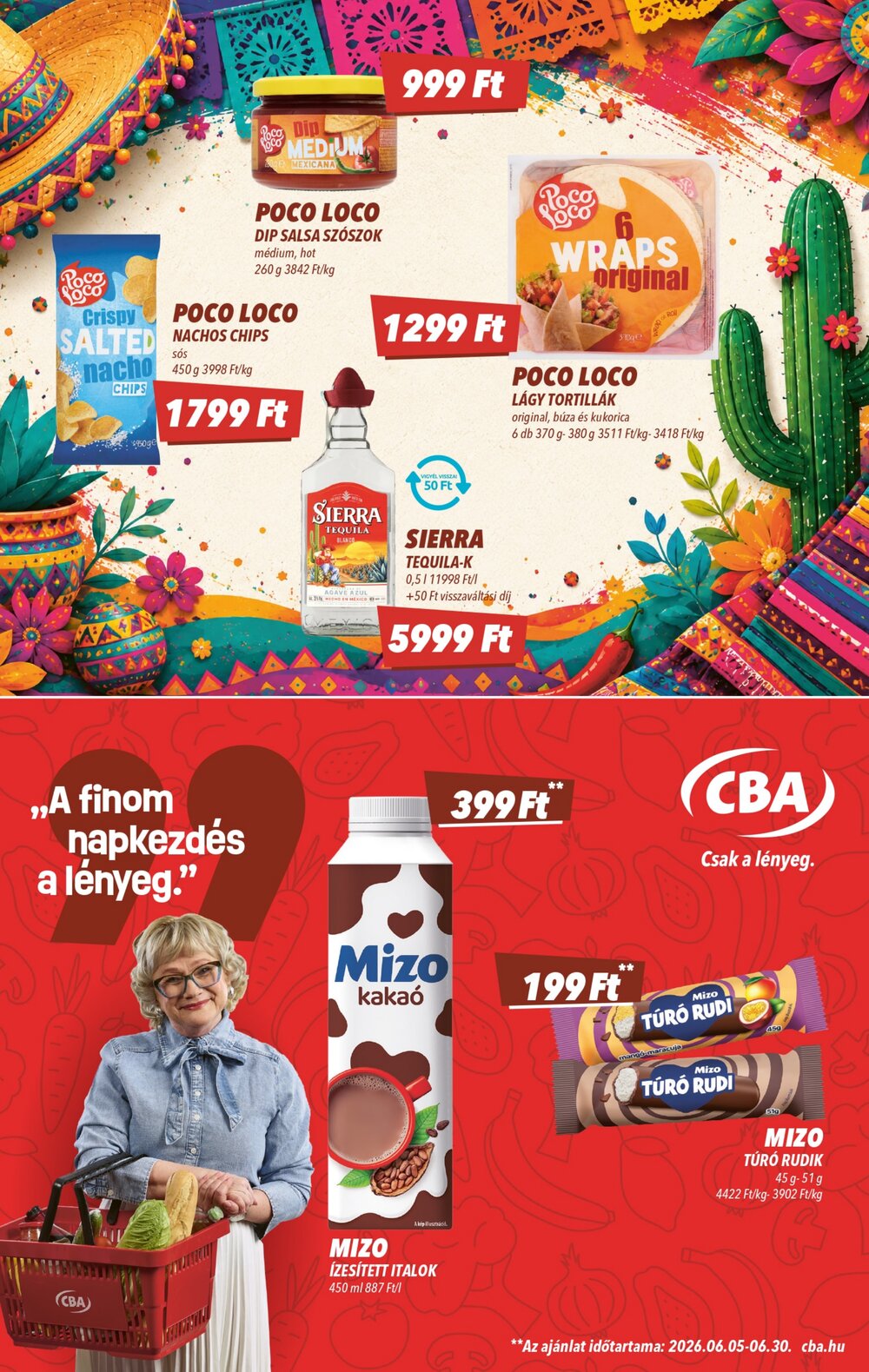 CBA akciós újság 2026.06.18-tól - 4. oldal.