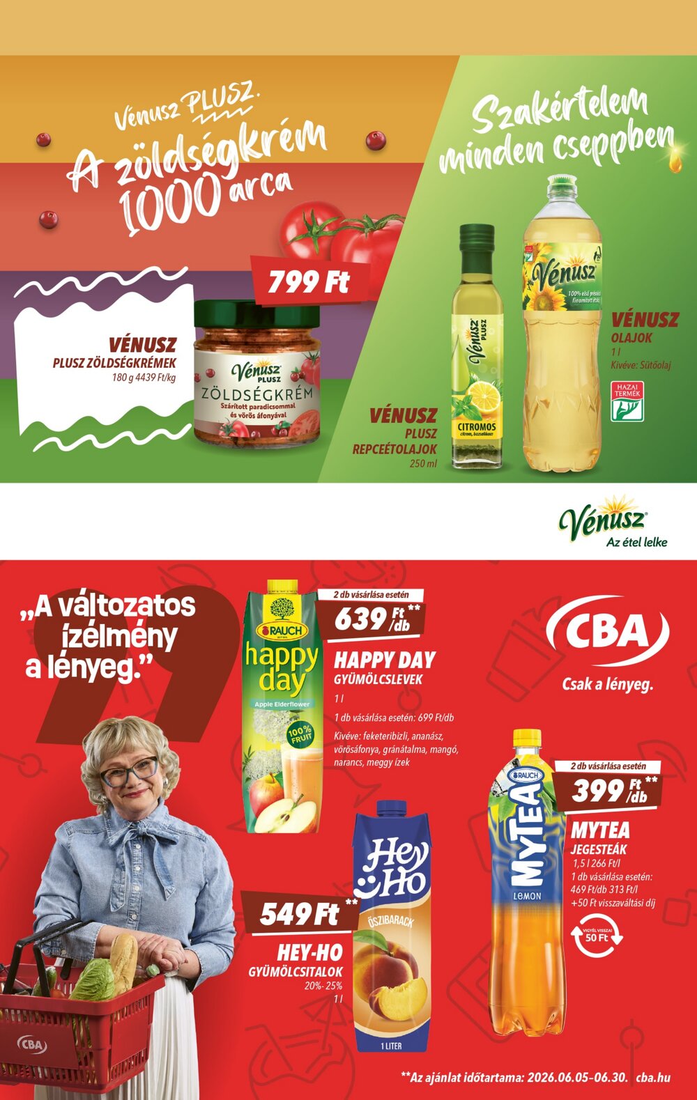 CBA akciós újság 2026.06.18-tól - 6. oldal.