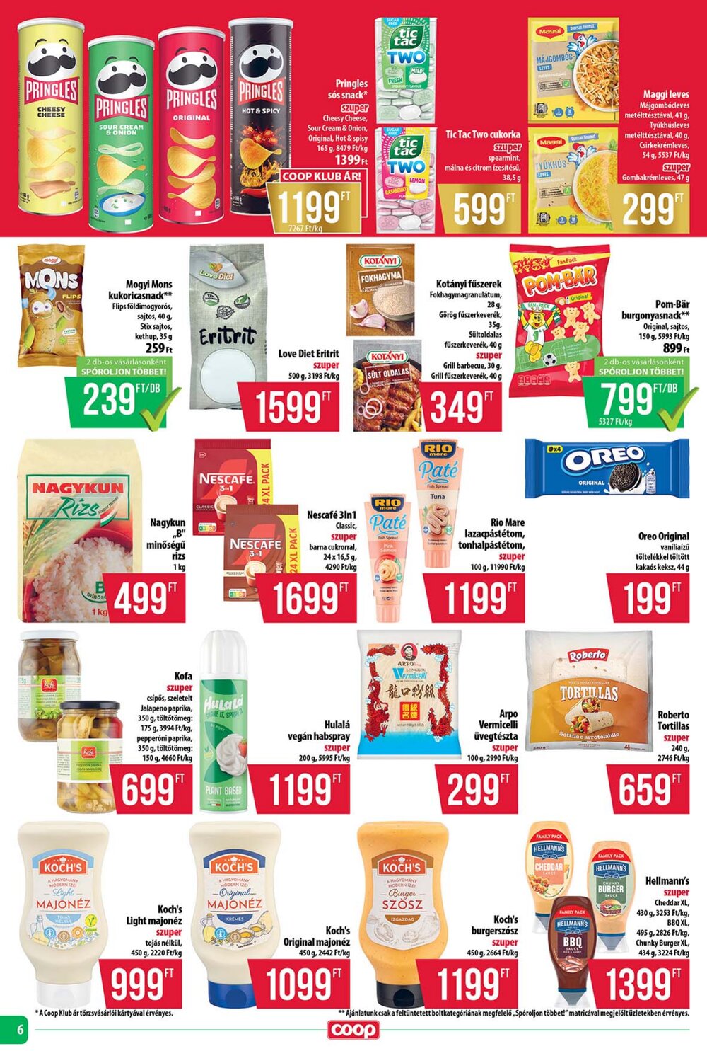 Coop akciós újság 2026.06.18-tól - 6. oldal.