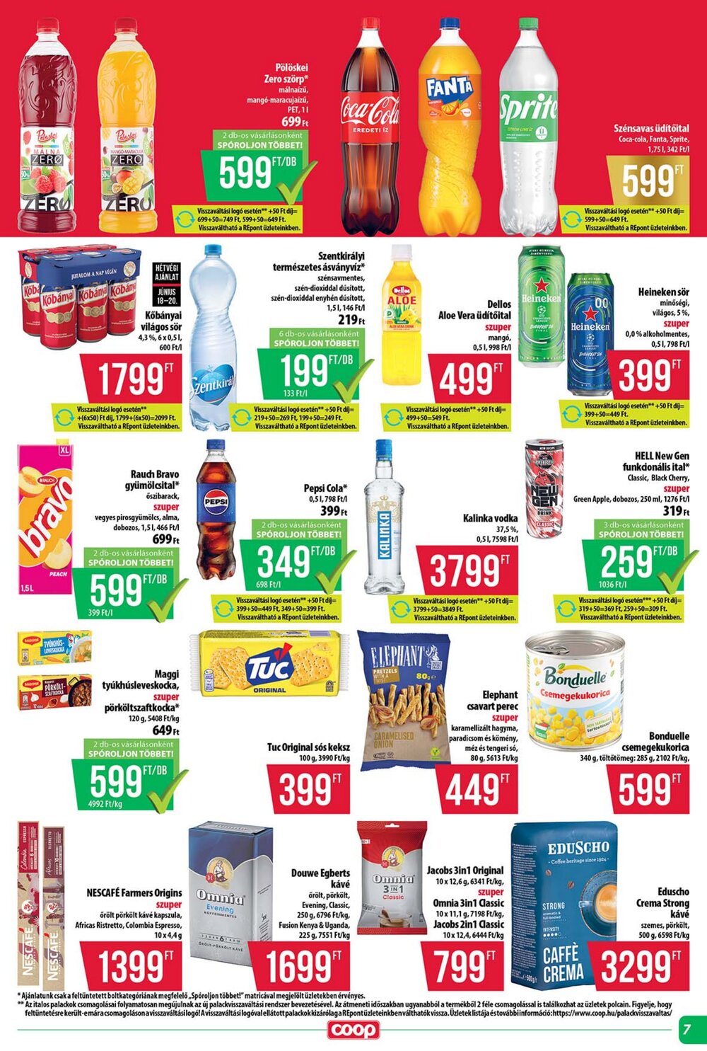 Coop akciós újság 2026.06.18-tól - 7. oldal.
