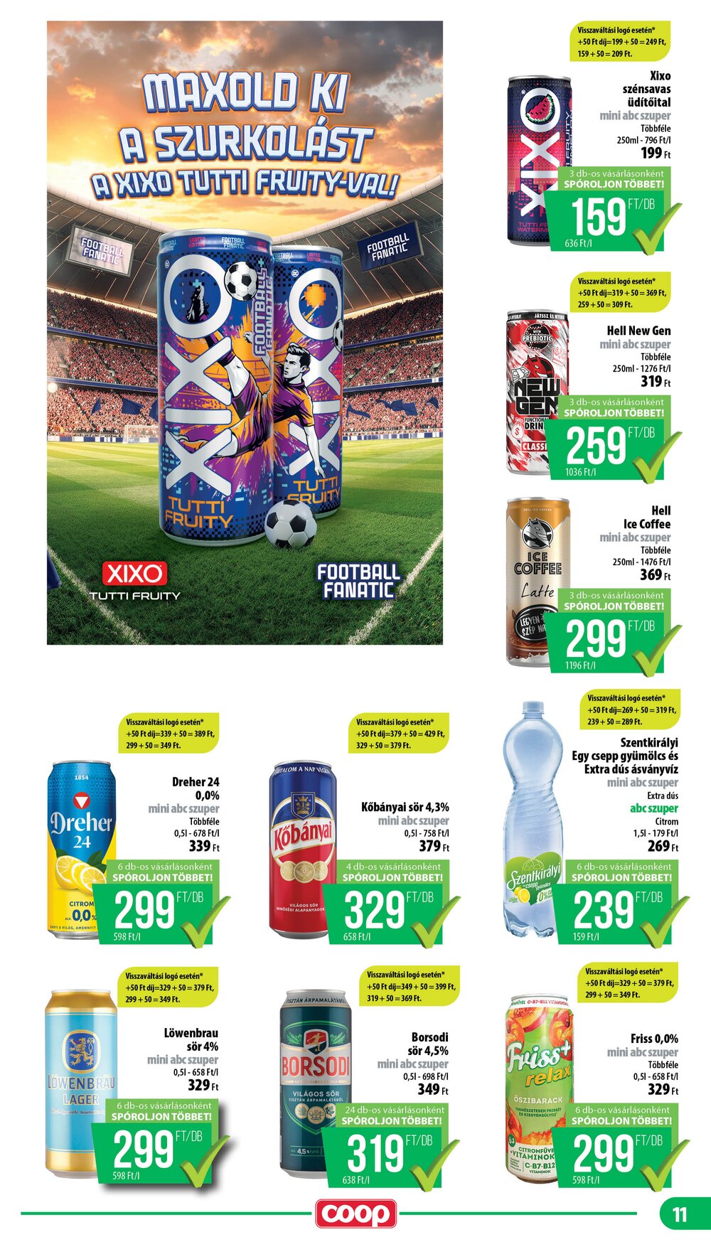Coop akciós újság 2026.06.18-tól - 11. oldal.