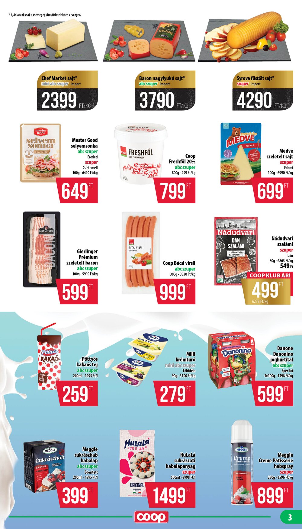 Coop akciós újság 2026.06.18-tól - 3. oldal.