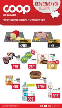 Coop akciós újság 2026.06.18-tól