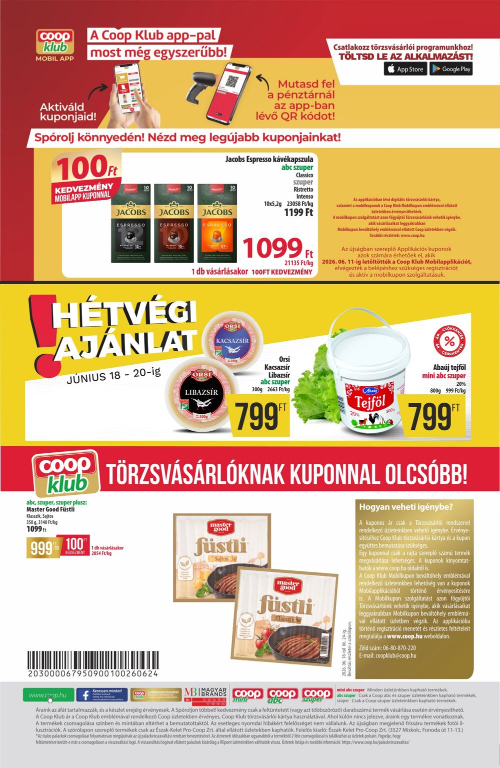 Coop akciós újság 2026.06.18-tól - 12. oldal.