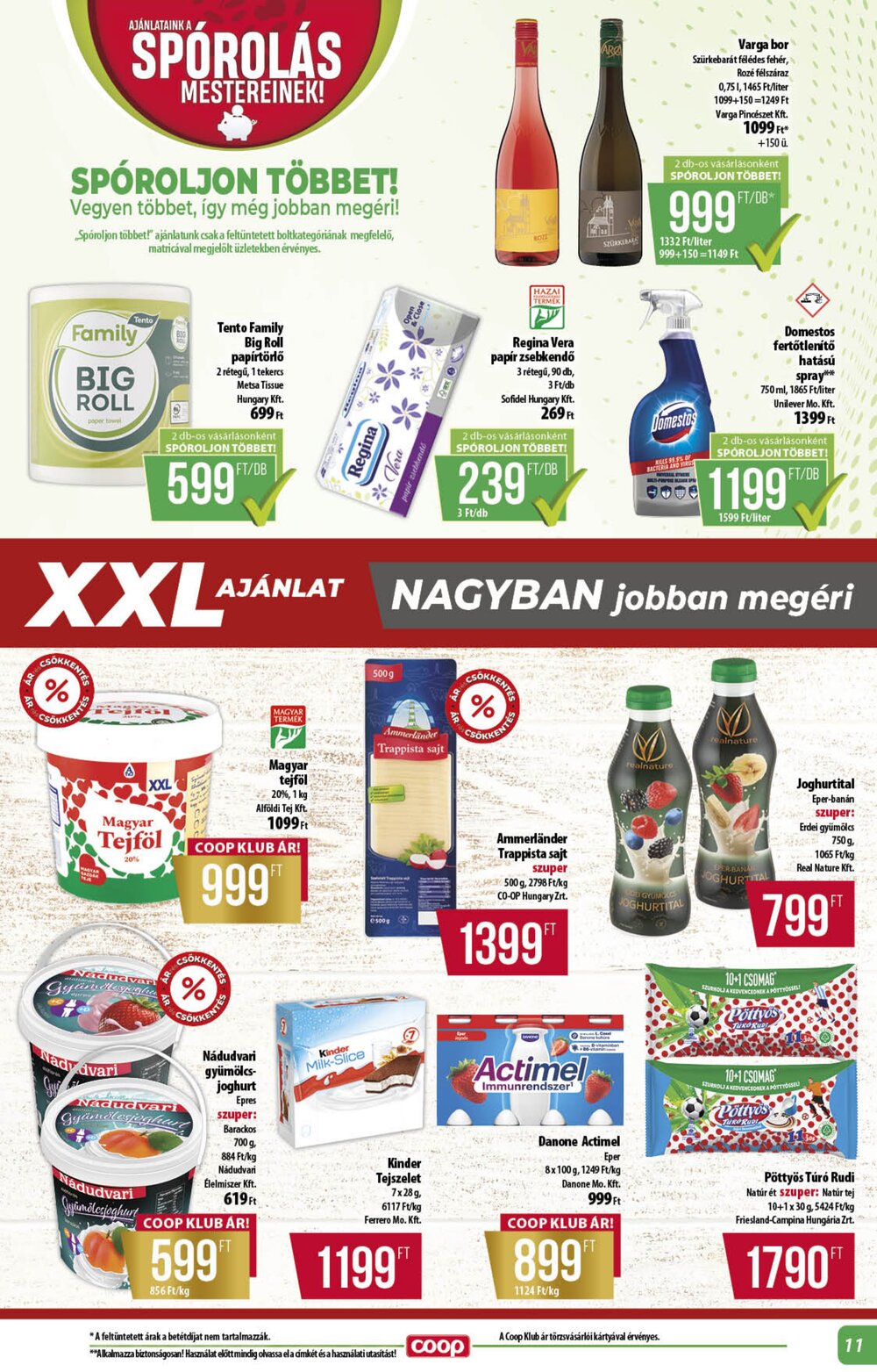Coop akciós újság 2026.06.18-tól - 11. oldal.
