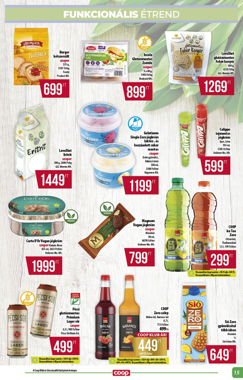 Coop akciós újság 2026.06.18-tól - 15. oldal.