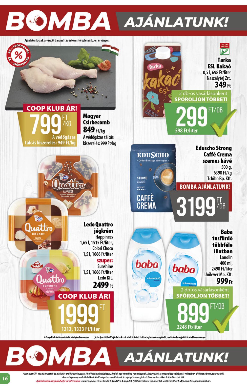 Coop akciós újság 2026.06.18-tól - 16. oldal.
