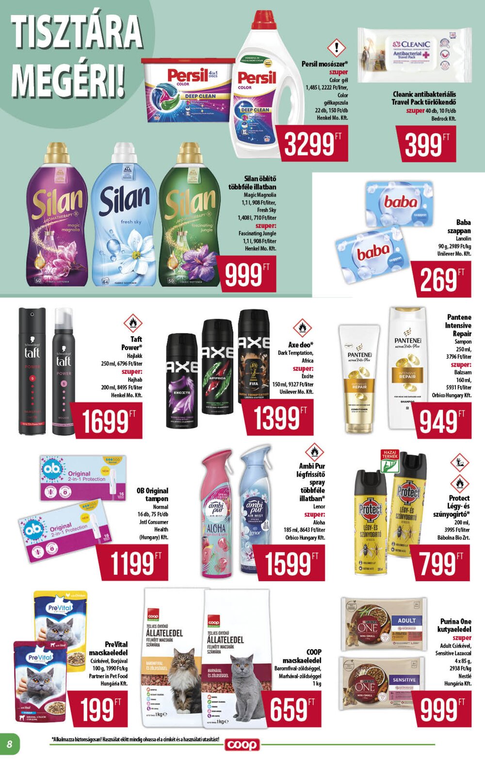 Coop akciós újság 2026.06.18-tól - 8. oldal.