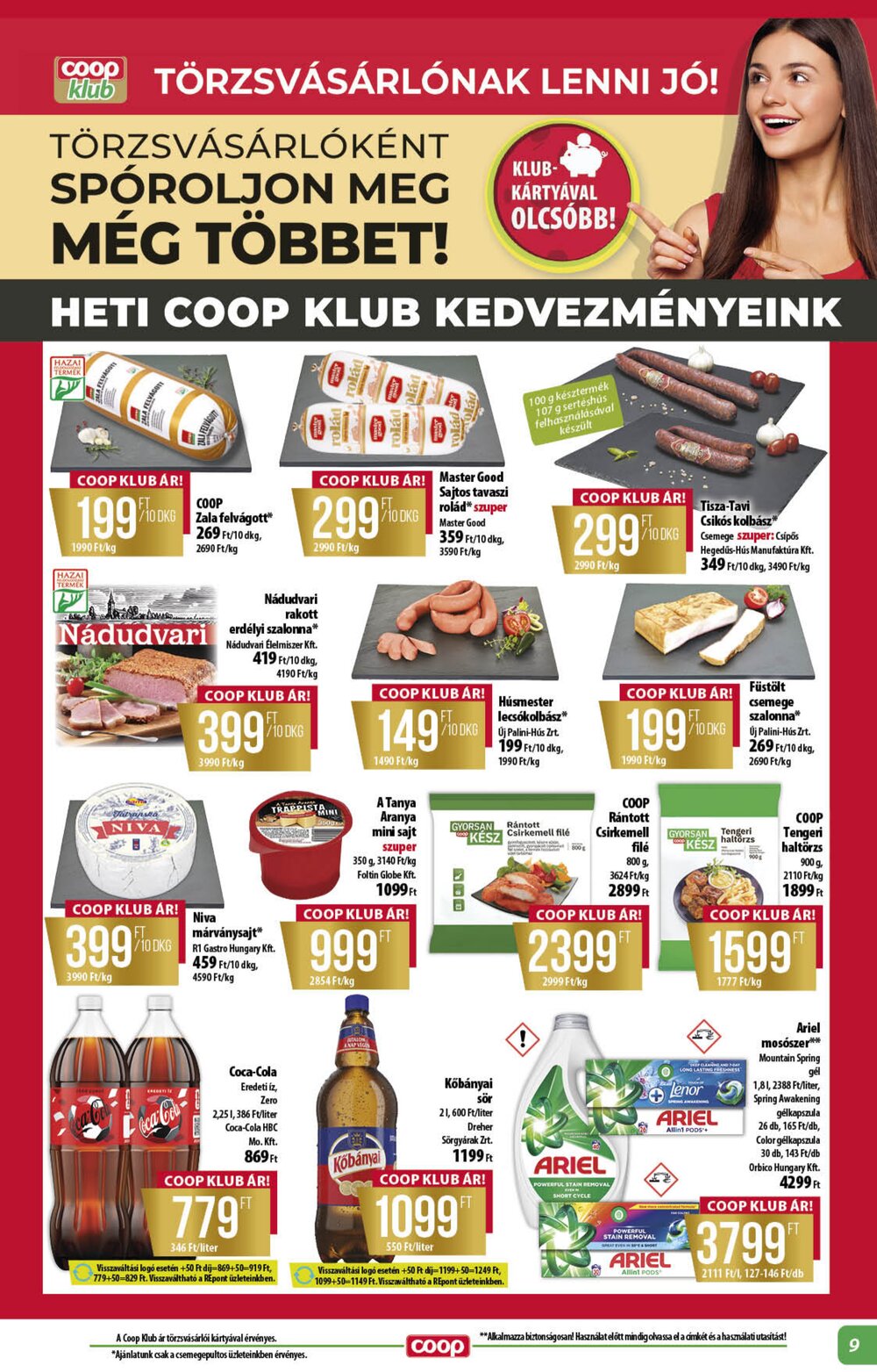 Coop akciós újság 2026.06.18-tól - 9. oldal.