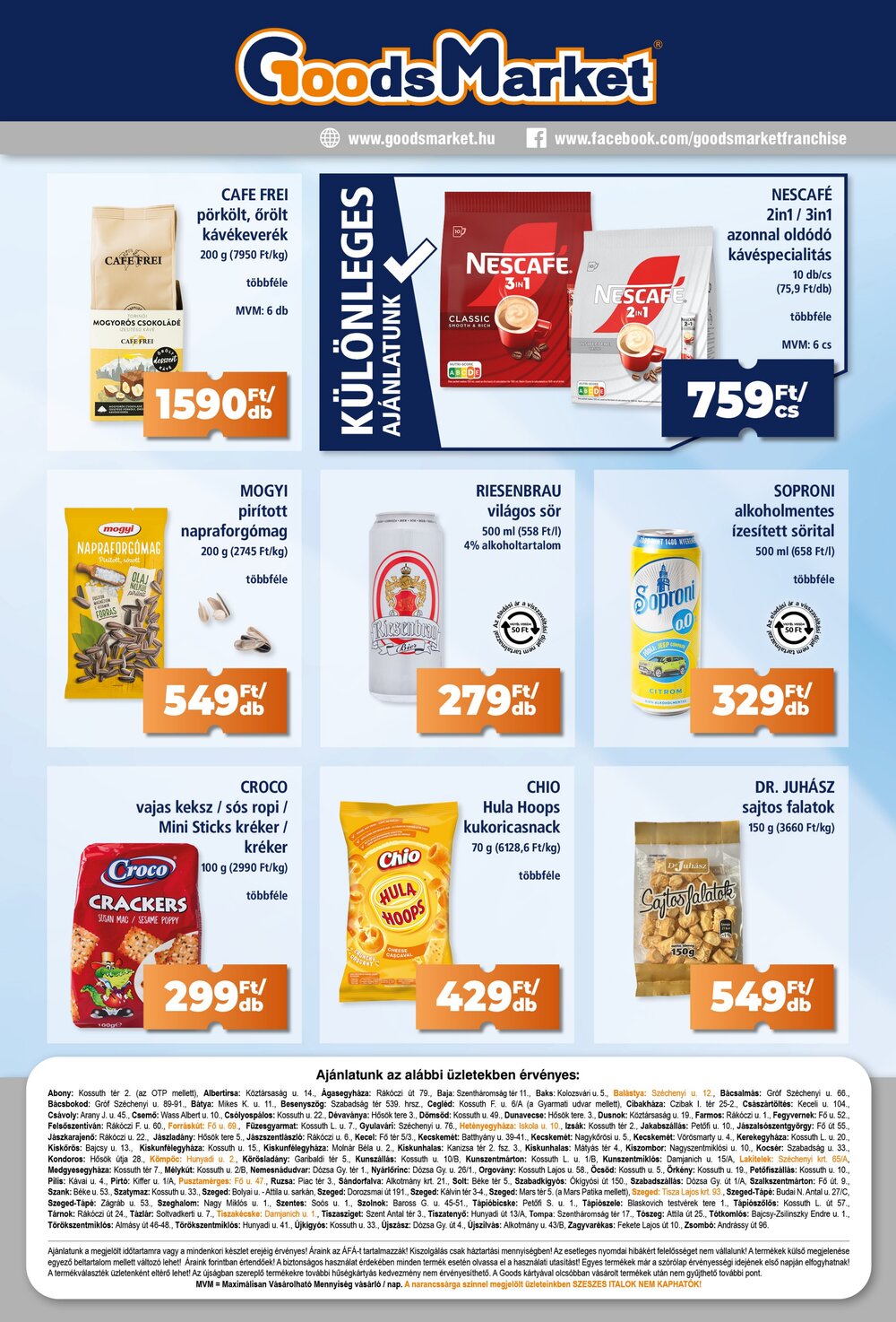 Goods Market akciós újság 2026.06.18-tól - 7. oldal.