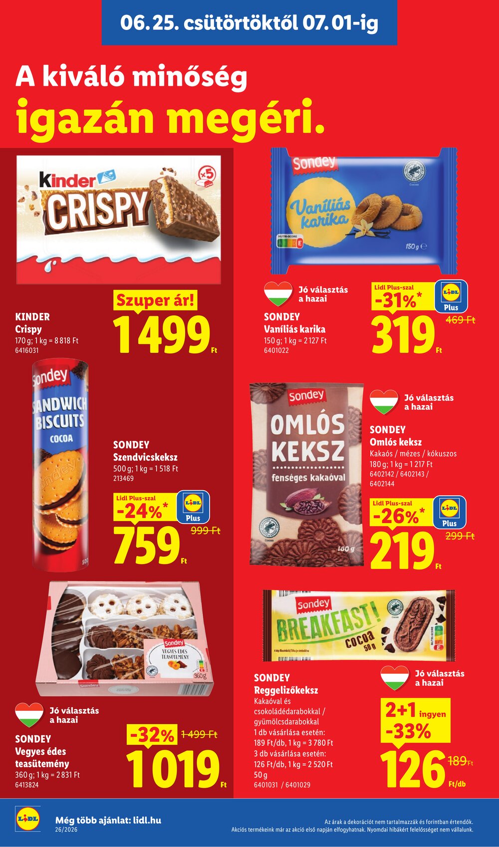 Lidl akciós újság 2026.06.25-től - 10. oldal.