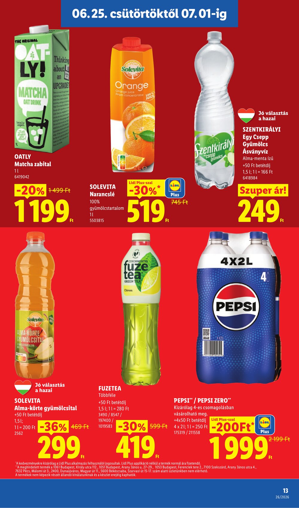 Lidl akciós újság 2026.06.25-től - 13. oldal.