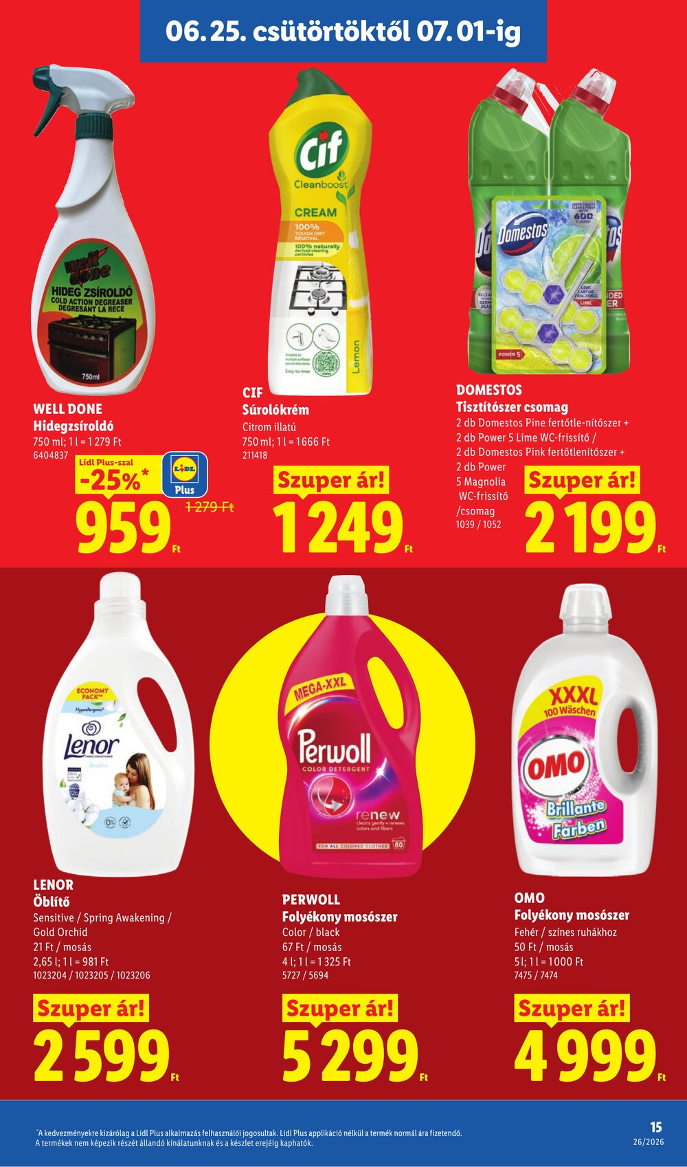 Lidl akciós újság 2026.06.25-től - 15. oldal.
