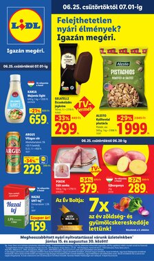 Lidl akciós újság 2026.06.25-től