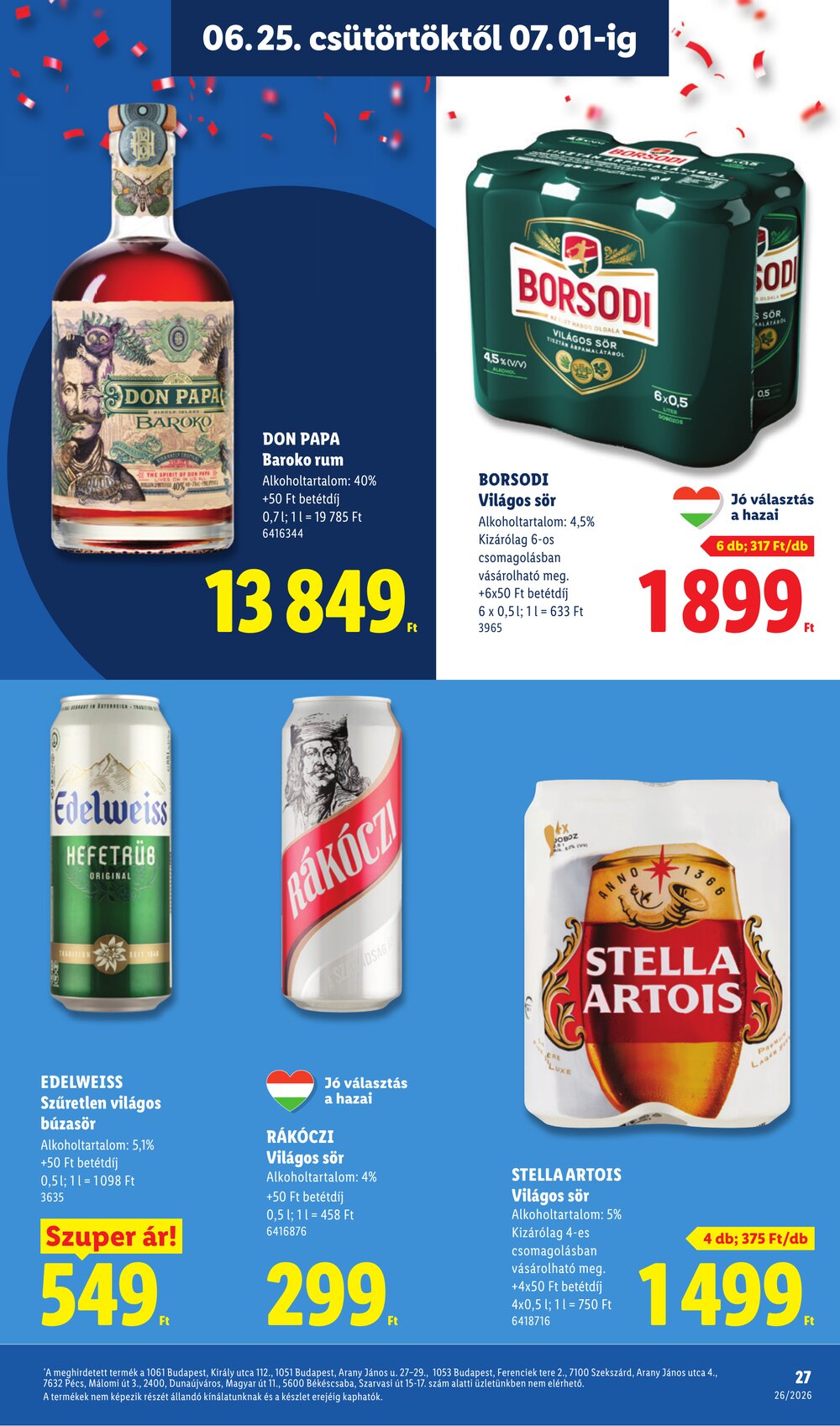 Lidl akciós újság 2026.06.25-től - 27. oldal.
