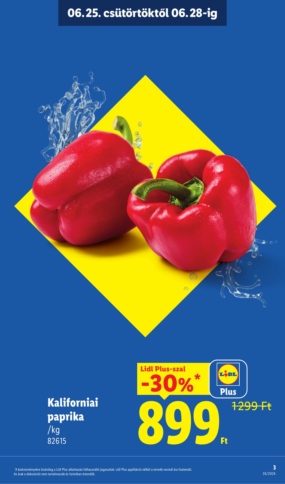 Lidl akciós újság 2026.06.25-től - 3. oldal.