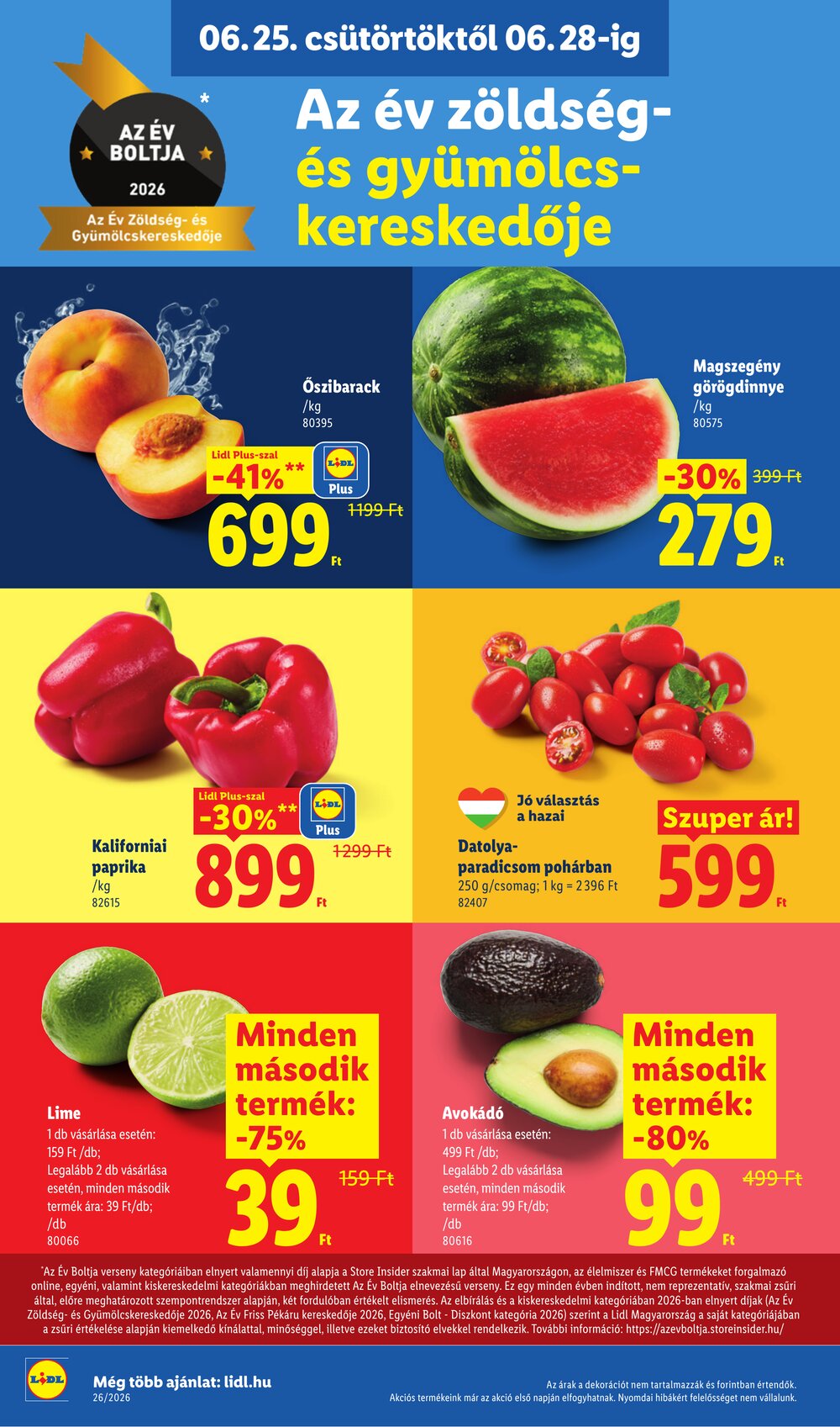 Lidl akciós újság 2026.06.25-től - 4. oldal.