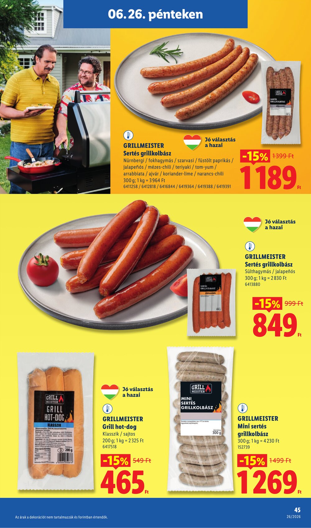 Lidl akciós újság 2026.06.25-től - 45. oldal.