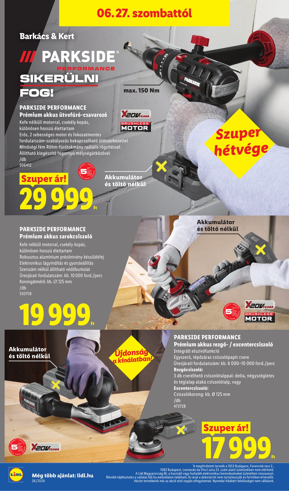 Lidl akciós újság 2026.06.25-től - 48. oldal.