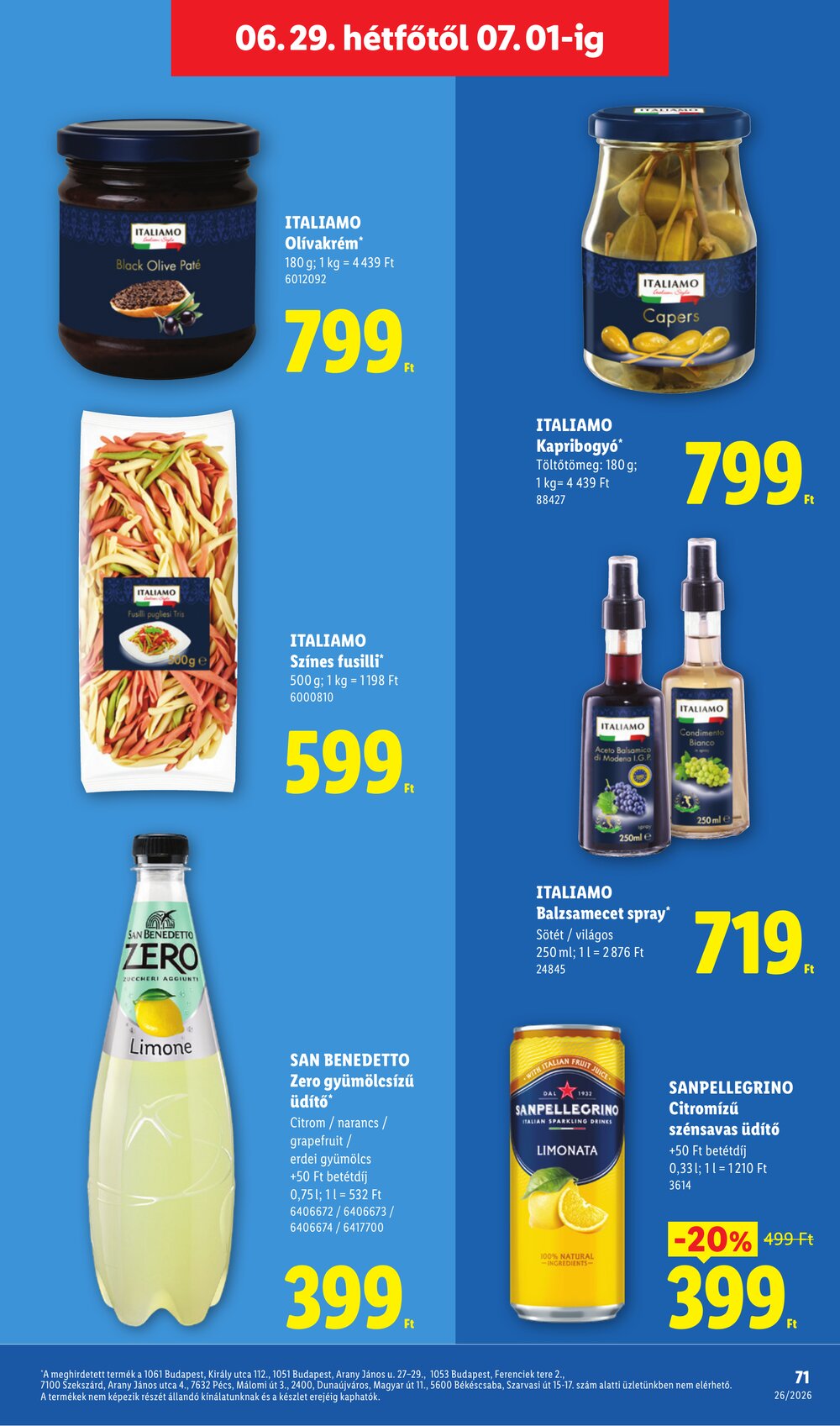 Lidl akciós újság 2026.06.25-től - 71. oldal.