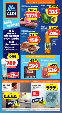 Aldi akciós újság 2026.06.25-től