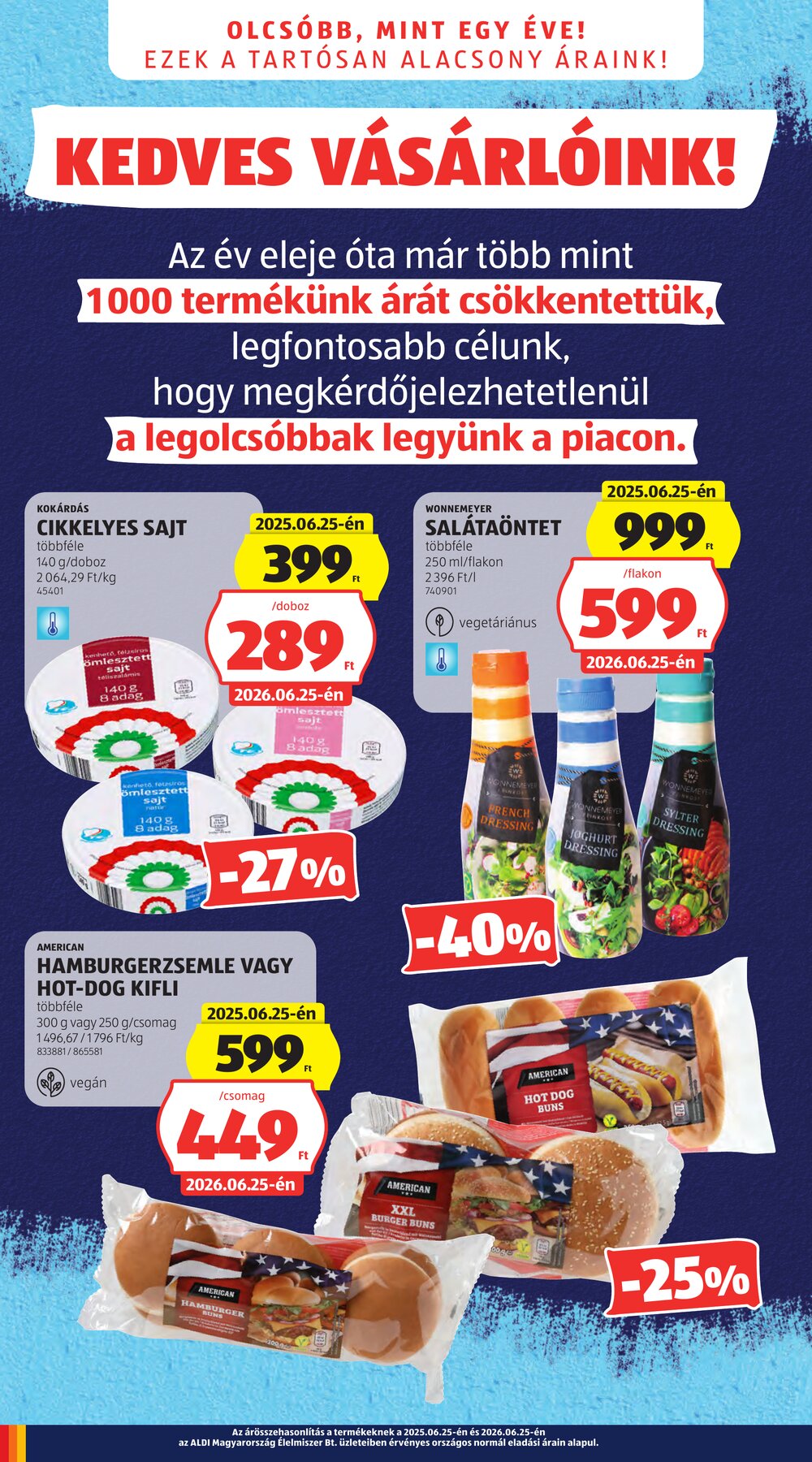 Aldi akciós újság 2026.06.25-től - 2. oldal.
